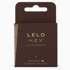 Презервативы LELO HEX Condoms Respect XL 3 Pack