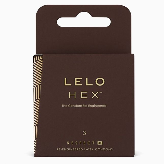Презервативы LELO HEX Condoms Respect XL 3 Pack