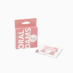 Безлатексна серветка для орального сексу - Loovara Oral Dams latex-free, 3 шт