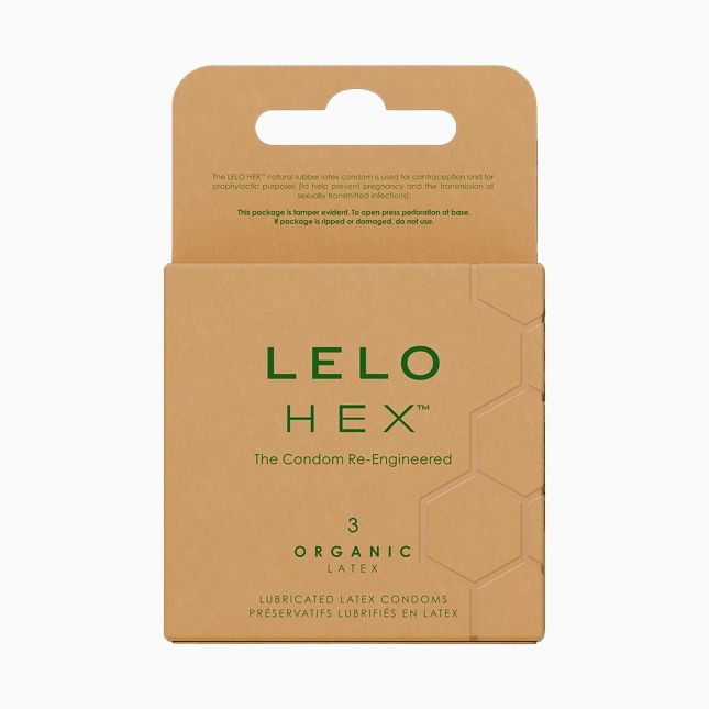 Презервативы LELO HEX Condoms Organic 3 Pack, тонкие и суперпрочные