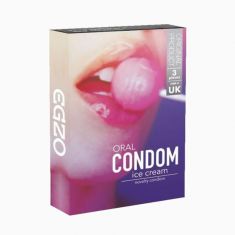 EGZO Ice cream - презервативи оральні із смаком ванільного морозива
