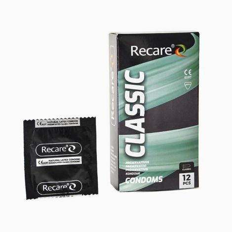 Презервативи Holographic Recare Classic Condoms 12 шт, класичні