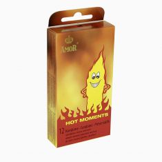 Презервативы - Amor Hot Moments, 52 мм Презервативы - Amor Hot Moments, 52 мм