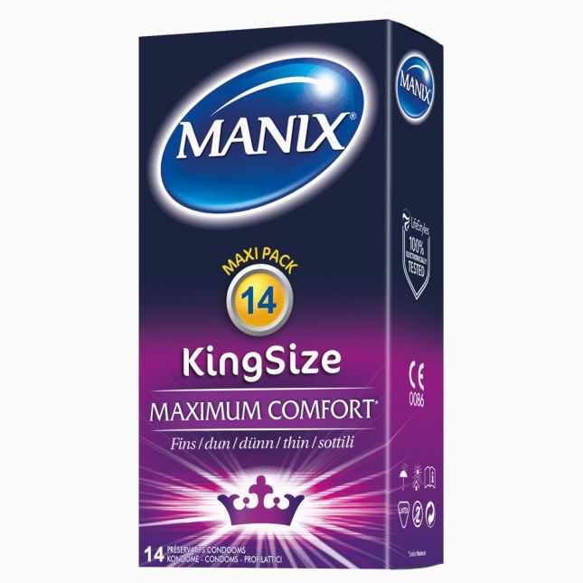 Презервативи - Manix KING SIZE, 14 шт.