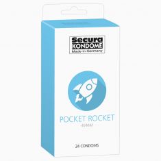 Презервативы - Secura Pocket Rocket 49 мм, 24 шт.