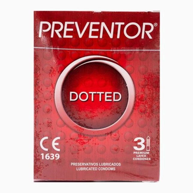 Презервативи - Preventor Dotted, 3 шт.