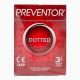 Презервативи - Preventor Dotted, 3 шт.