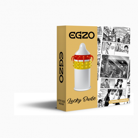 Насадка на член EGZO Lucky Dude (презерватив з вусиками)