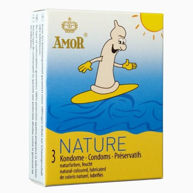 Презервативи - Amor Nature, 52 мм