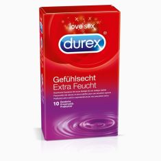 Презервативи - Durex Extra Feucht, 10 шт.