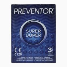 Презервативи - Preventor Super Duper, 3 шт.