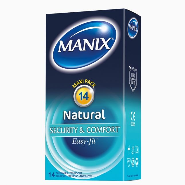 Презервативи - Manix Natural, 14 шт.