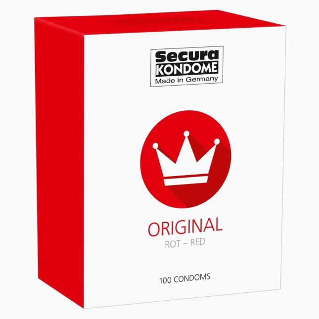 Презервативы - Secura Original Red, 100 шт.