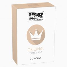Презервативы - Secura Original, 3 шт.