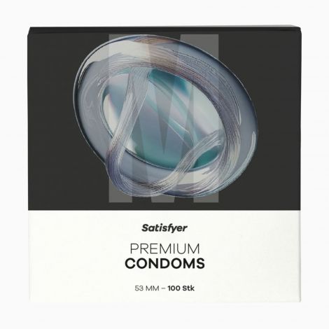 Презервативи - Satisfyer Premium Condoms 53 мм (M), 100 шт.