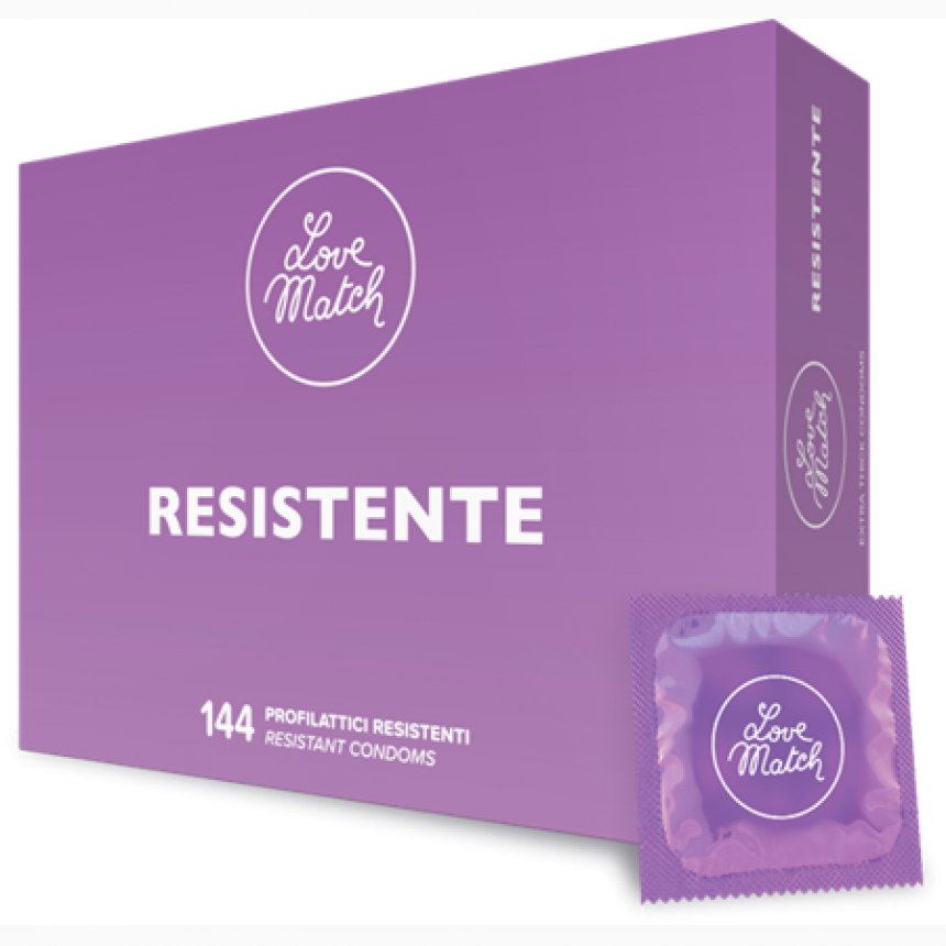 Презервативи - Resistente (Strong), 54 мм, 144 шт. Презервативи - Resistente (Strong), 54 мм, 144 шт.
