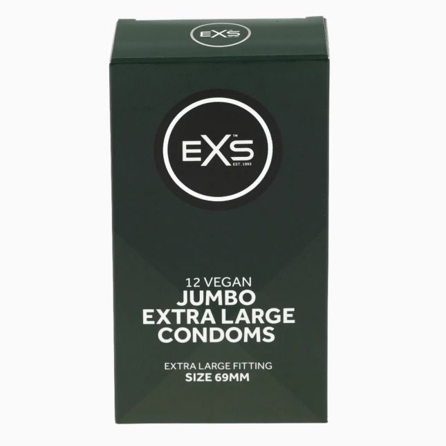 Презервативи - EXS Jumbo Extra Large Condoms, 12 шт.
