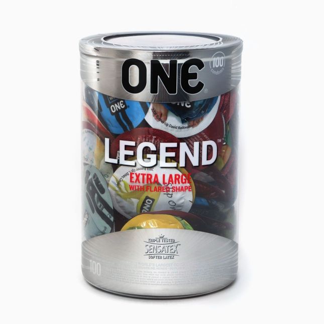 Набор презервативов ONE Legend Extra Large 100 шт, мегапак тюб