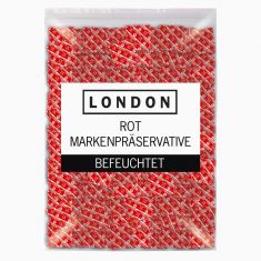 Презервативы - London red condoms 1000шт. с ароматом клубники