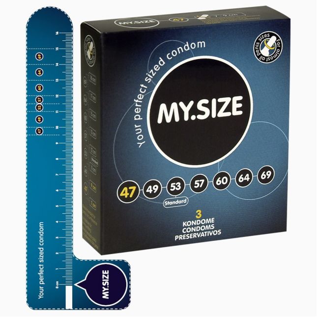 Презервативи - MY.SIZE 47 мм, 3 шт.