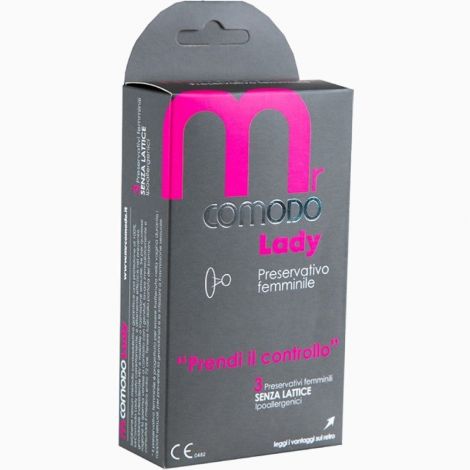 Презервативи жіночі - Mr Comodo Lady, 3 шт.