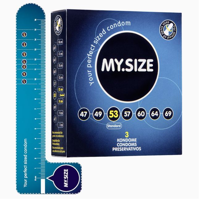 Презервативи - MY.SIZE 53 мм, 3 шт.
