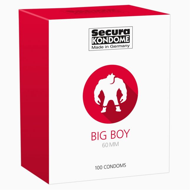 Презервативи - Secura Big Boy 60 мм, 100 шт.