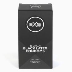 Презервативи - EXS Black Latex, 12 шт.