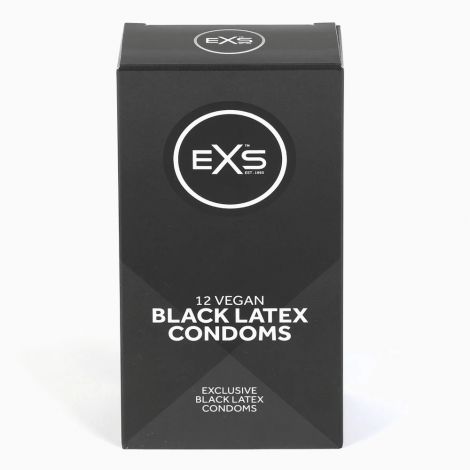 Презервативи - EXS Black Latex, 12 шт.