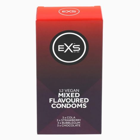 Презервативи - EXS Mix Flavoured, 12 шт.