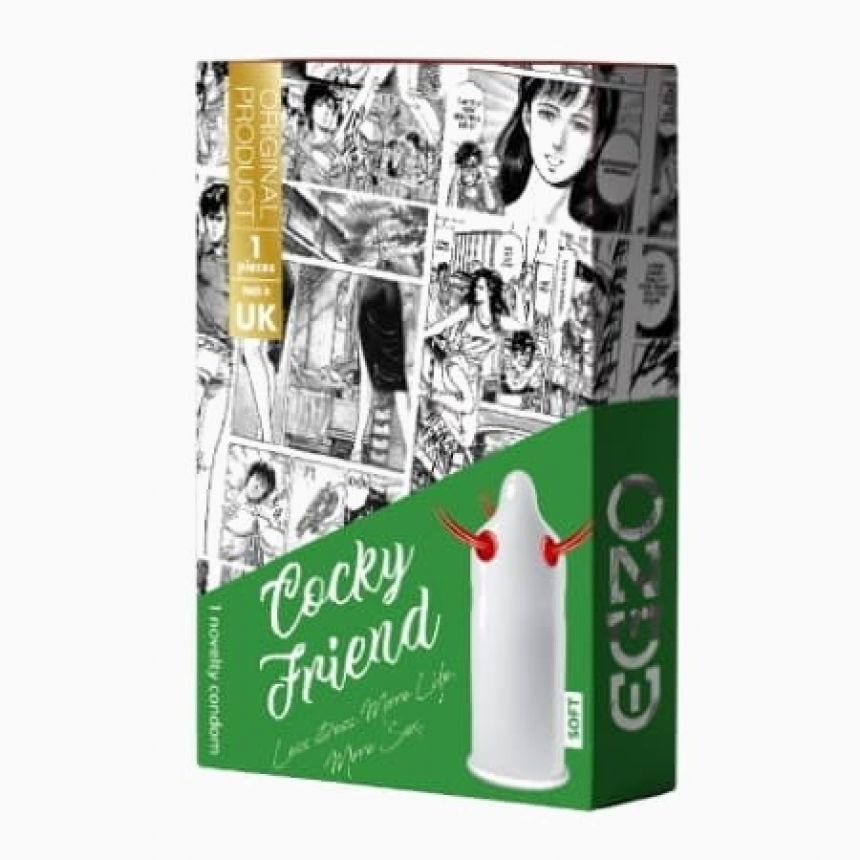 EGZO Cocky Friend - презерватив з вусиками, новий дизайн EGZO Cocky Friend - презерватив з вусиками, новий дизайн