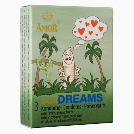 Презервативи - Amor Wild Dreams, 52 мм Презервативи - Amor Wild Dreams, 52 мм