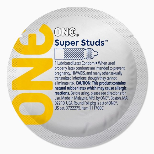 Презерватив ONE Super Studs 1 шт