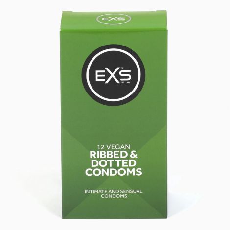 Презервативи - EXS Ribbed And Dotted, 12 шт.