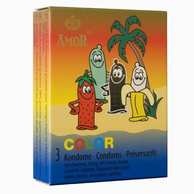 Презервативи - Amor Color, 52 мм