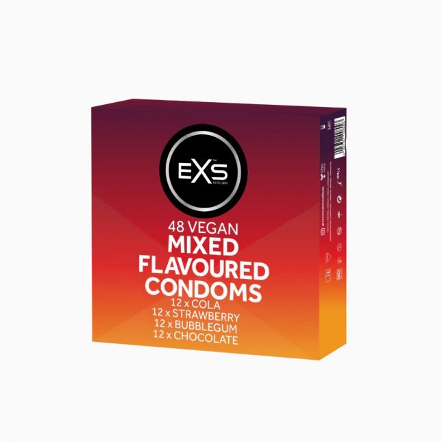 Презервативи - EXS Mix Flavoured, 48 шт.