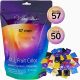 Презервативи - Vibratissimo XX ... L Fruit Color, 57 мм, 50 шт. (05.2027)