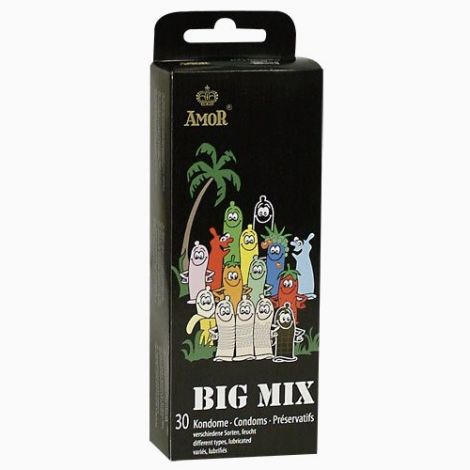 Презервативи - Amor Big Mix, 30 шт. Презервативи - Amor Big Mix, 30 шт.