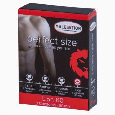Презервативы - MALESATION Lion, 60 мм