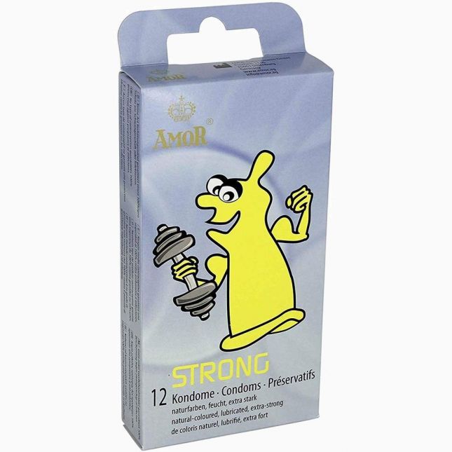 Презервативи - Amor Strong, 12 шт. (11.2026)