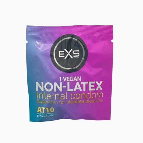 Презерватив жіночий - EXS Non-Latex Internal Condom Lace Leg Loops, 1 шт.
