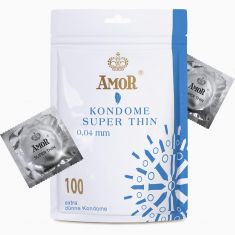 Презервативи - Amor Super Thin, 100 шт.