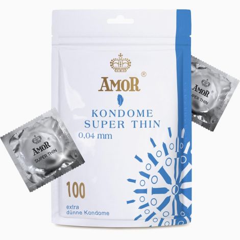 Презервативи - Amor Super Thin, 100 шт.