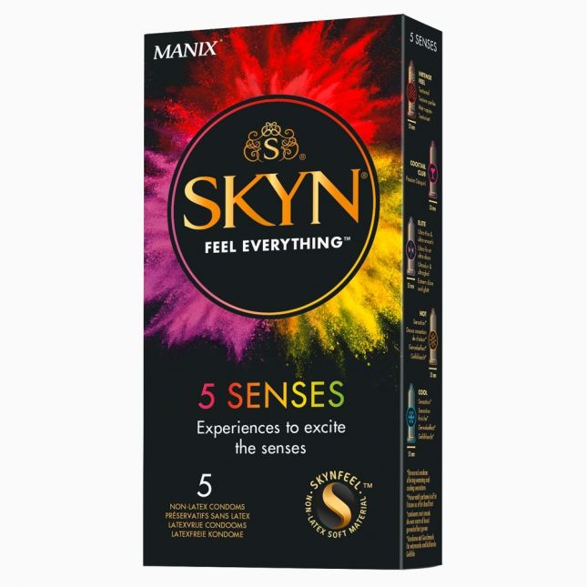 Презервативы - Manix SKYN 5 Senses, 5 шт.