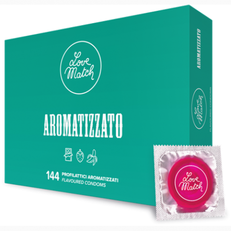 Презервативи - Aromatizzato (Flavoured), 54 мм, 144 шт.