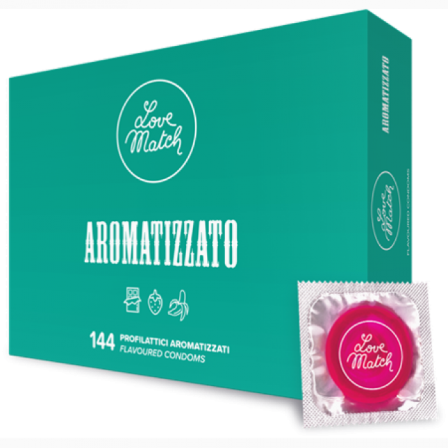 Презервативи - Aromatizzato (Flavoured), 54 мм, 144 шт.