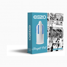 Насадка на член EGZO Touqht Cat (презерватив з шпильками)