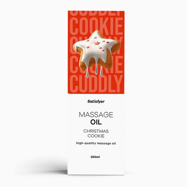 Масажна олійка - Satisfyer Massage Oil Christmas Cookie, 250 мл (04.2027)