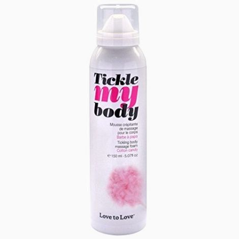 Массажная пена Love To Love TICKLE MY BODY Cotton candy (150 мл) увлажняющая