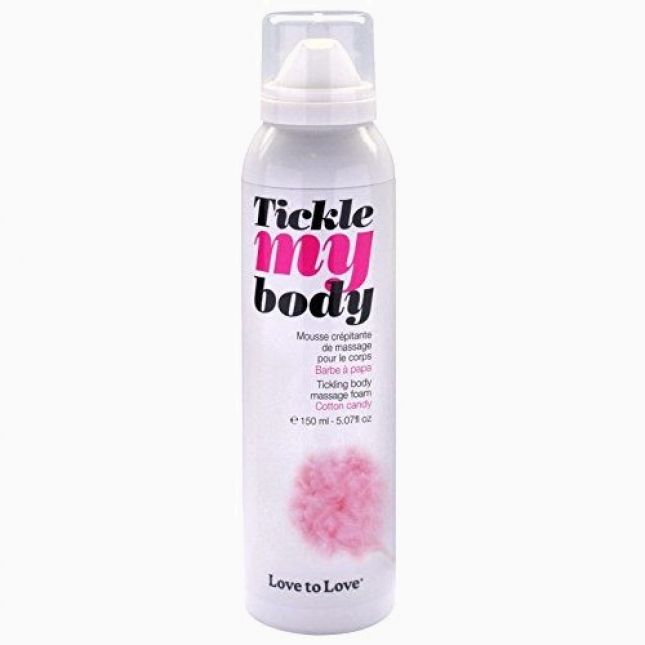 Масажна піна Love To Love TICKLE MY BODY Cotton candy (150 мл) зволожувальна